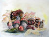 Aquarelle : Fruits d'automne - Chansons et Mp3