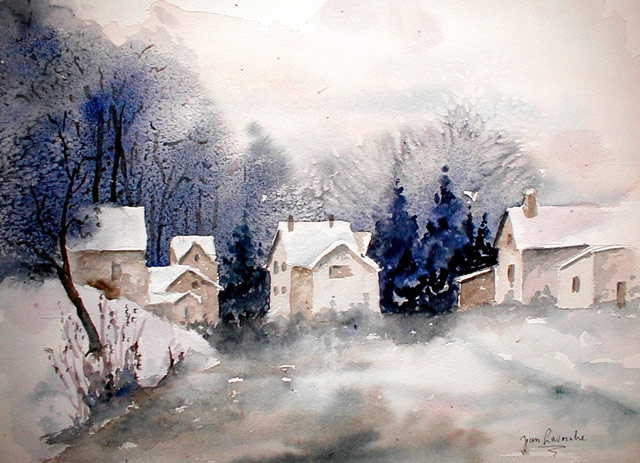 Chansons tristes, musiques m�lancoliques et MP3  illustr�s par les aquarelles de J. LAVERNHE