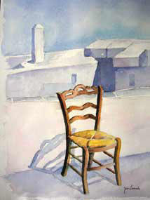 Chansons, paroles, musiques et MP3 sont illustr�s par les aquarelles de J. LAVERNHE