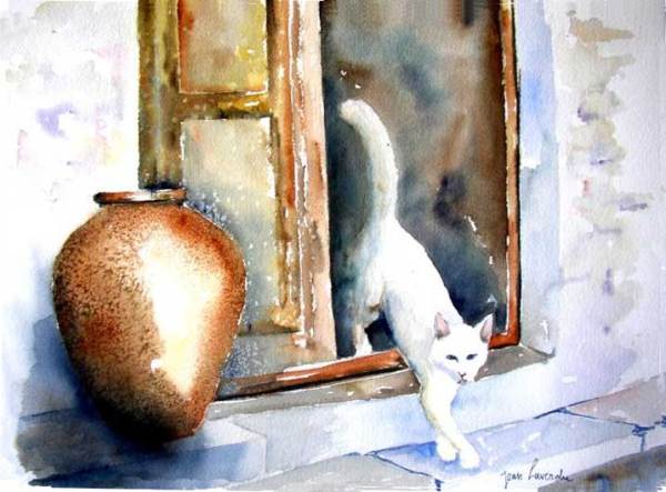 Aquarelle de J.LAVERNHE