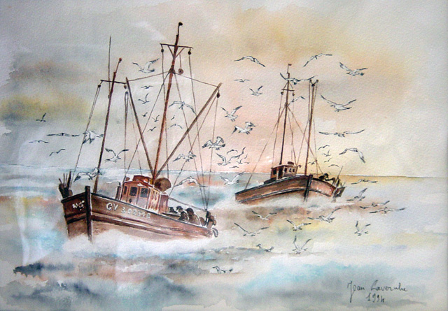 Aquarelle de J.LAVERNHE