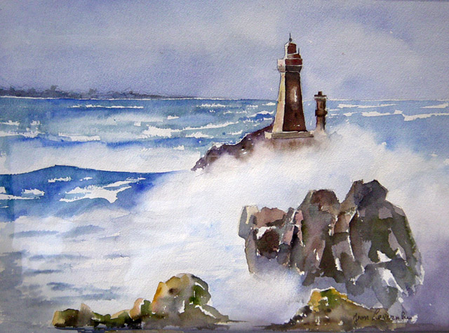 Aquarelle de J.LAVERNHE