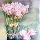 Aquarelle :Les tulipes