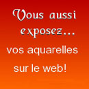 Vos aquarelles sur le web!