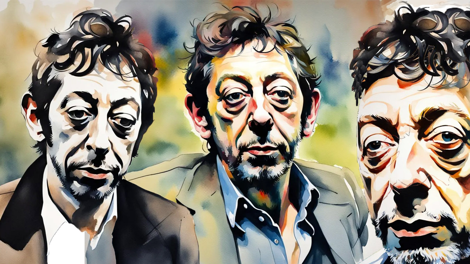Serge Gainsbourg - Création IA - Montage B. LAVERNHE Serge Gainsbourg