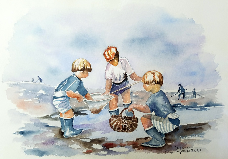 Jeux d'enfants à la plage