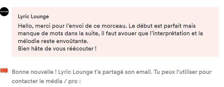 Avis du curateur Lyric Lounge (Groover) sur la chanson 'Nuit et silence' (La mélodie est envoûtante)