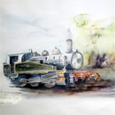Le petit train à vapeur du Gard